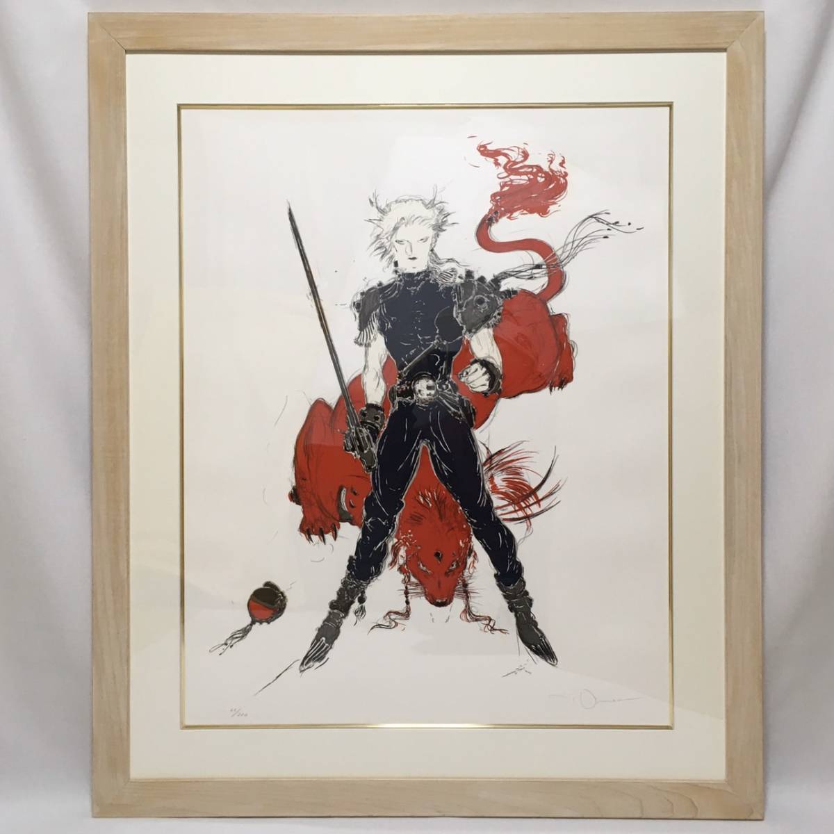FF真作シルクスクリーン天野喜孝サイン入エディション版画アート原画