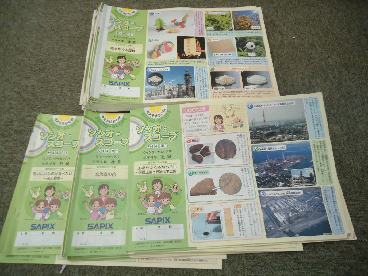 SAPIX小学4年　国語デイリーサピックス春期夏期冬期講習セット 4年 SAPIX 社会 サピックス 1年分 デイリー&春期＆夏期＆冬期フル