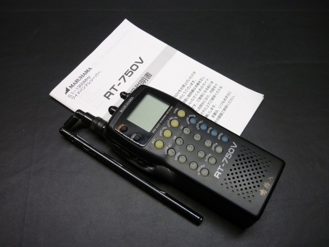 MARUHAMA ワイドバンドレシーバー RT-750V 鳴物入 取説付 数量限定，正規品 ▽Db右107▽80 マルハマ ワイドバンドレシーバー RT-750V