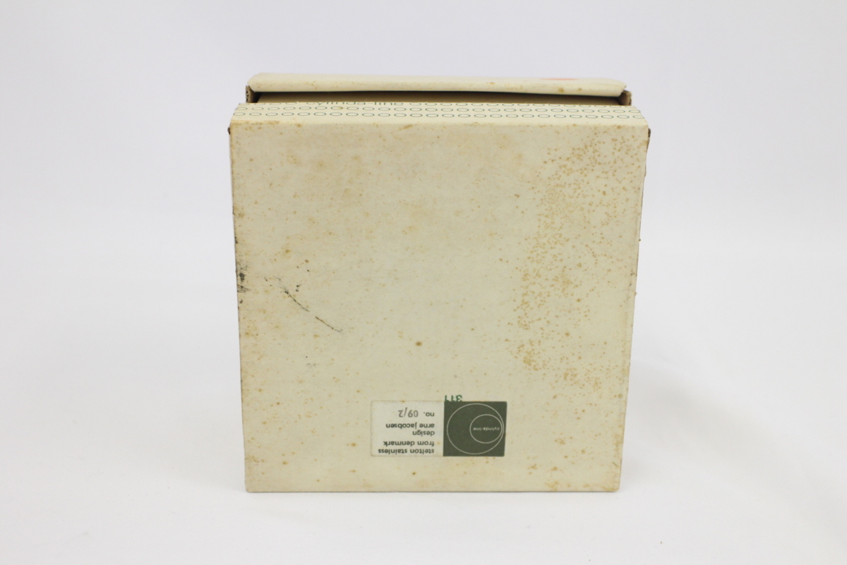 007▽【中古】stelton ステルトン Cylinda-line ステンレス 灰皿