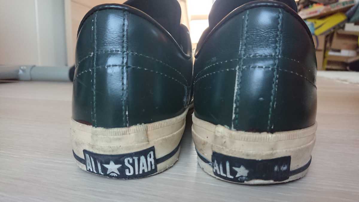 CONVERSE コンバース ワンスター ベルクロ 深緑(ダークグリーン)×黒 