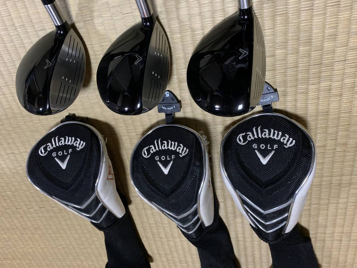 定番人気，大得価 Callaway FT ウッド 3本セット 3W 5W 7W(キャロウェイ)｜売買されたオークション情報、yahooの商品情報をアーカイブ公開 - オークファン 男性右きき用