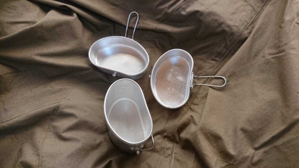 イタリア軍 3ピース メスキット 飯盒 軍幕 ミリタリー ブッシュ