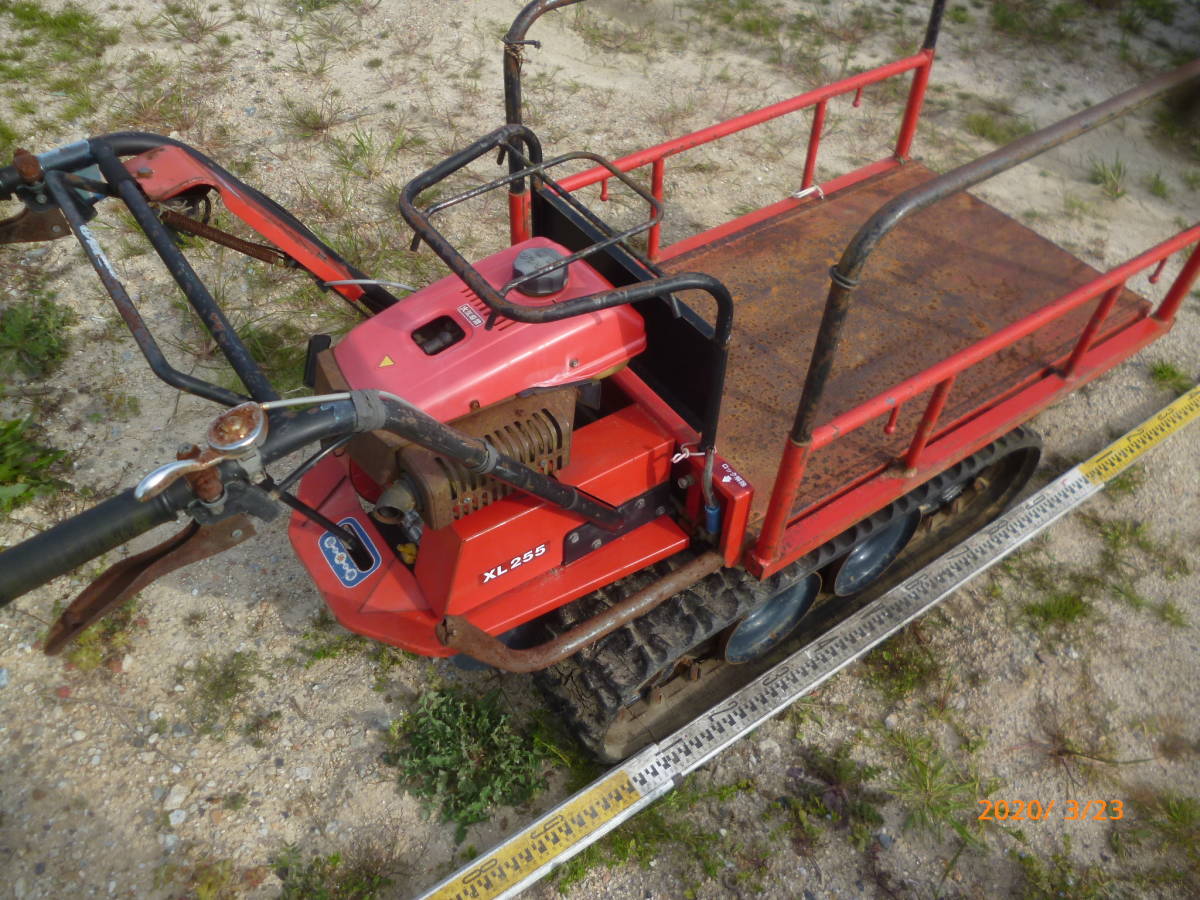 シコク 四国 XL255 運搬車 手動ダンプ 250kg クローラー キャタピラ