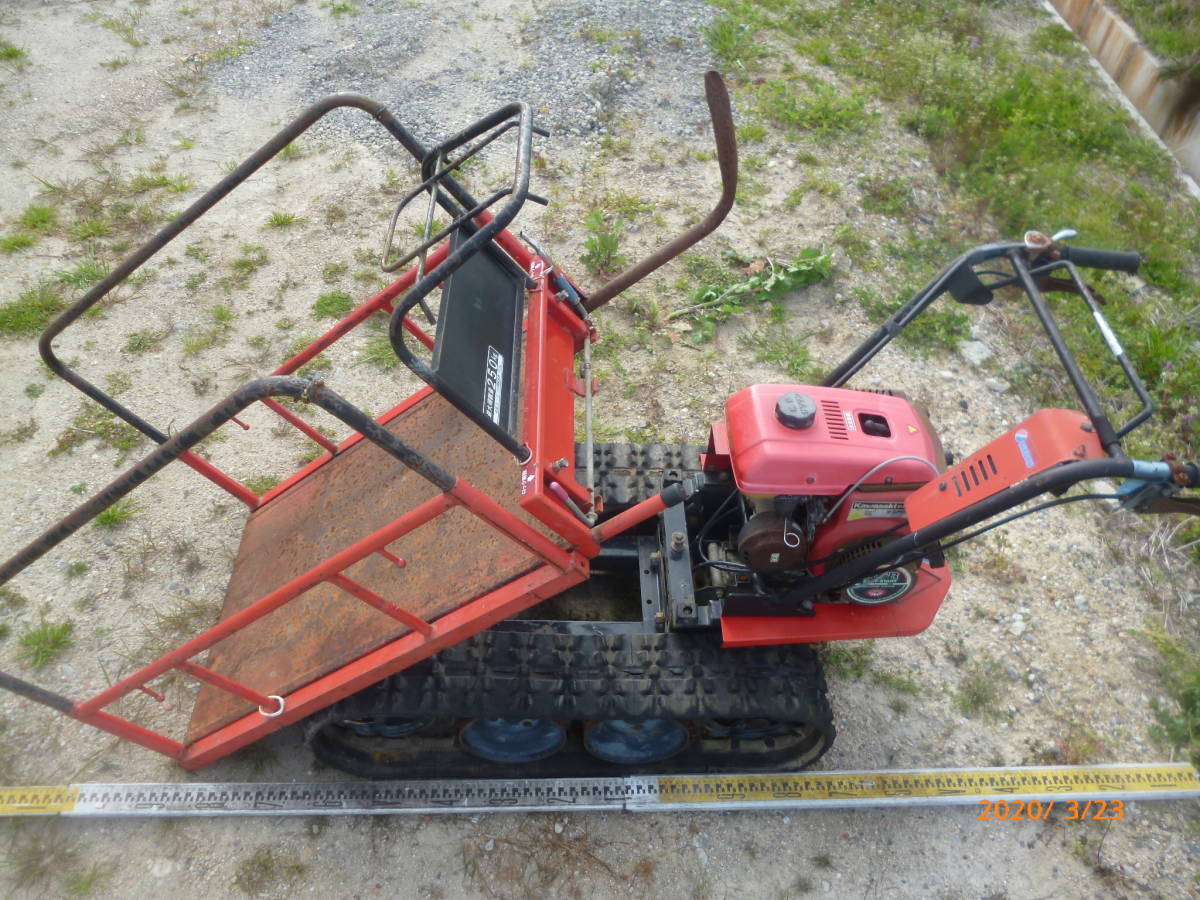 シコク 四国 XL255 運搬車 手動ダンプ 250kg クローラー キャタピラ