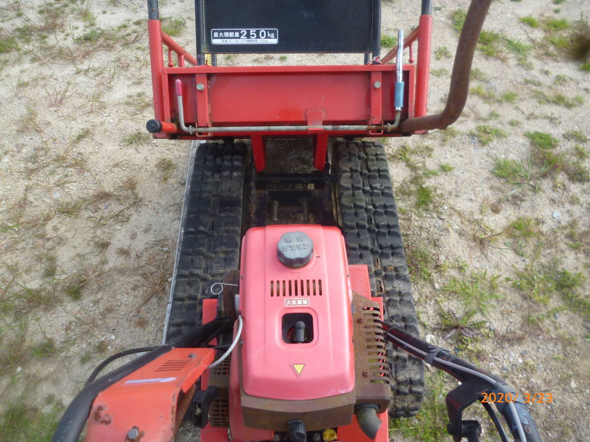 シコク 四国 XL255 運搬車 手動ダンプ 250kg クローラー キャタピラ