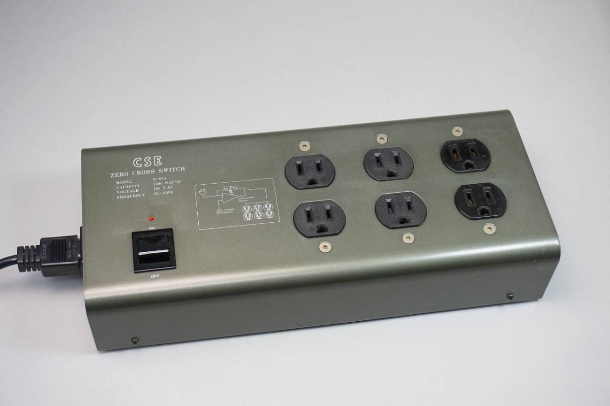 ☆高音質電源！CSE Z-60A 電源タップ 定価43780円☆ 電源大放出！CSE