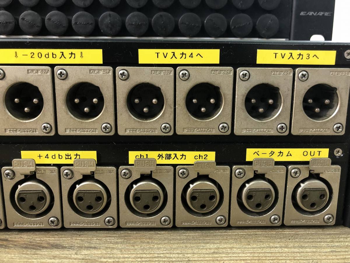 動作確認済みCANARE カナレ 16CH シングルボックス 16B2F1 カナレ 16ch BOX