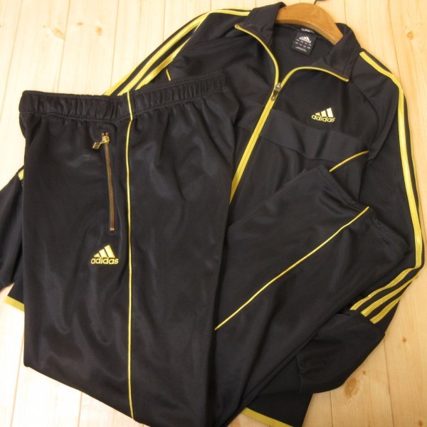 セール，HOT 春用 上下セット adidas アディダス ジャージ&ジャージ ロングパンツ スポーツ全般 メンズ 黒金 Lサイズ B96232(アディダス)｜売買されたオークション情報、yahooの商品情報をアーカイブ公開 - ジャージ