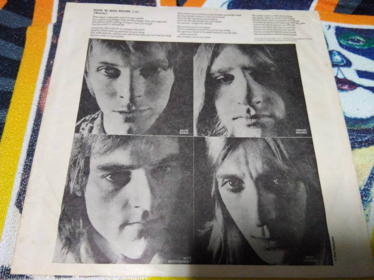 大阪ショップ DAVID BOWIE デヴィッド ボウイ ◇ZIGGY STARDUST 当時の