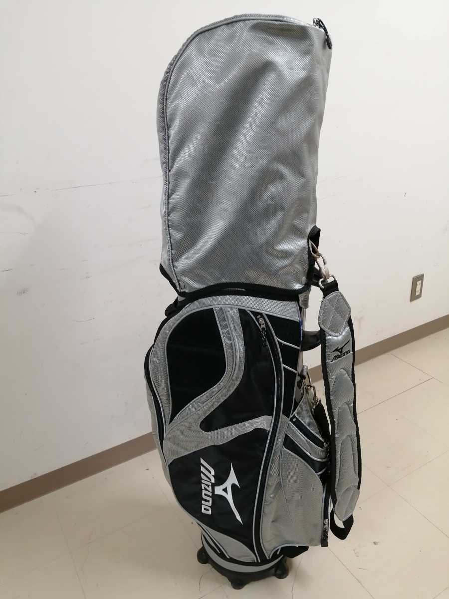 限定SALE，得価 MIZUNOミズノ キャディバッグ ゴルフバッグ シルバー(ミズノ)｜売買されたオークション情報、yahooの商品情報をアーカイブ公開 - オークファン キャディバッグ