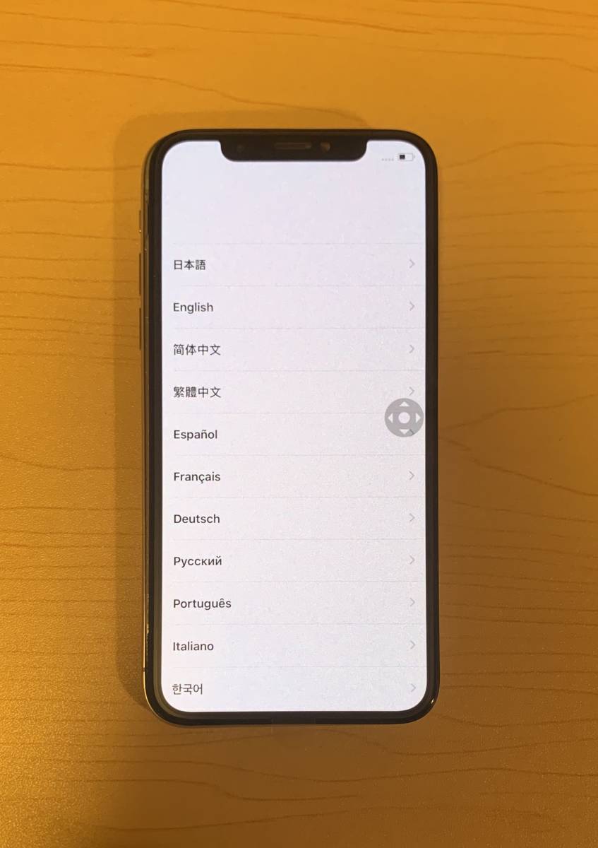 中古 美品 動作確認 iPhoneX フロントパネル、割れない、タッチ