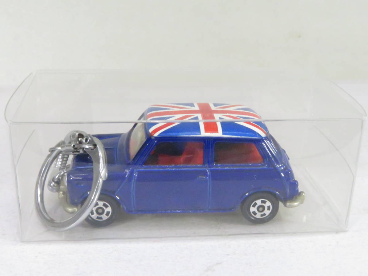 トミカキーホルダー BLMC MINI COOPER ミニクーパー 青系/ユニオン