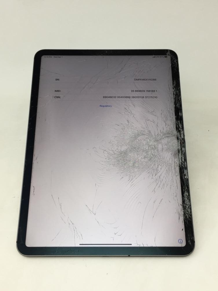 694【ジャンク品】 iPad PRO 11インチ 256GB Apple 国内版SIM フリー