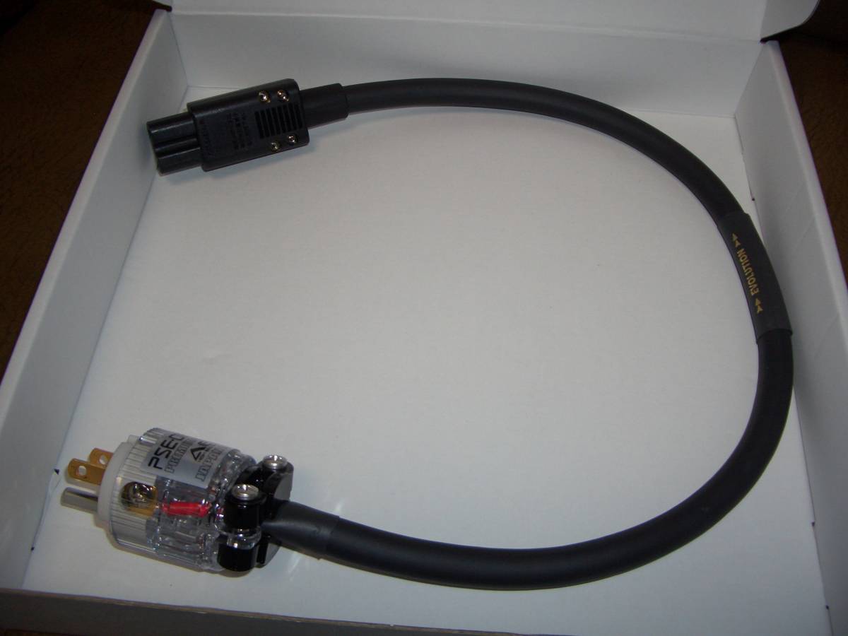 AET 電源ケーブル 1本 63cm(仕立て直し) EVO1302S-AC-V2 AET | 電源ケーブル EVO1302S-AC-V2-1.2 1.2m AET、耐トラッキング性の高い新素材で耐熱性向上させた電源ケーブル