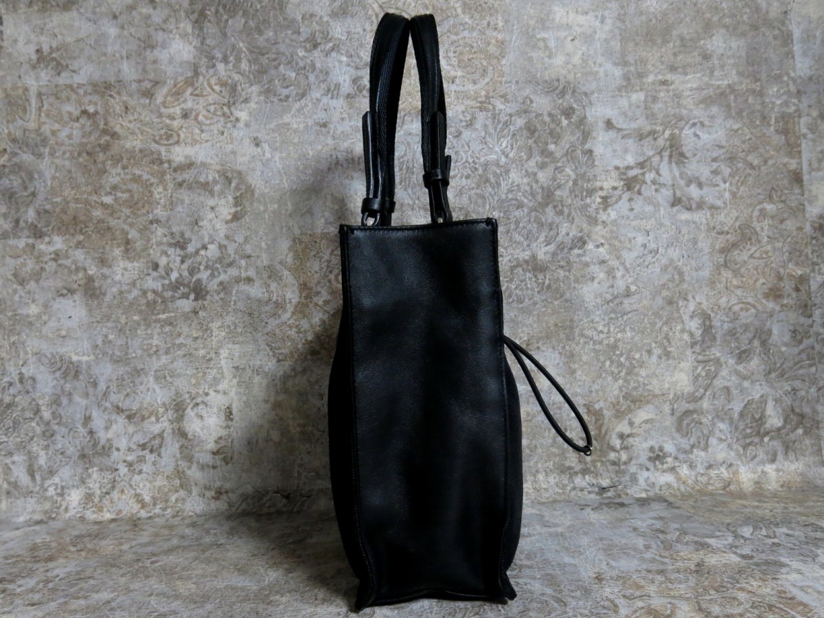 レザー カーフ 本革 プラダ ◇美品◇PRADA プラダ◇ナイロン 本革 