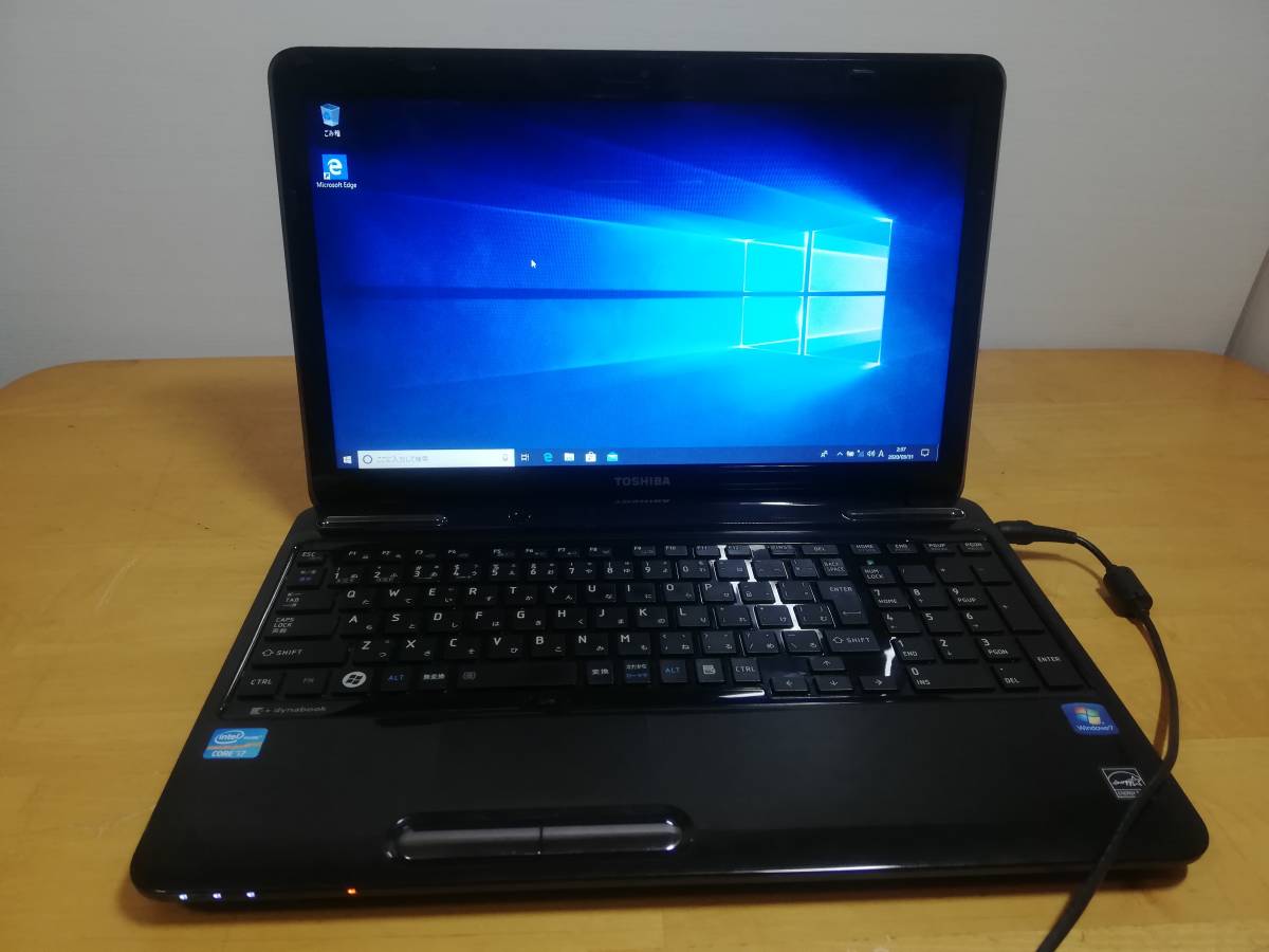 東芝 dynabook T451/58EB Core i7-2670QM 2.2GH/6GB/750GB/Windows10