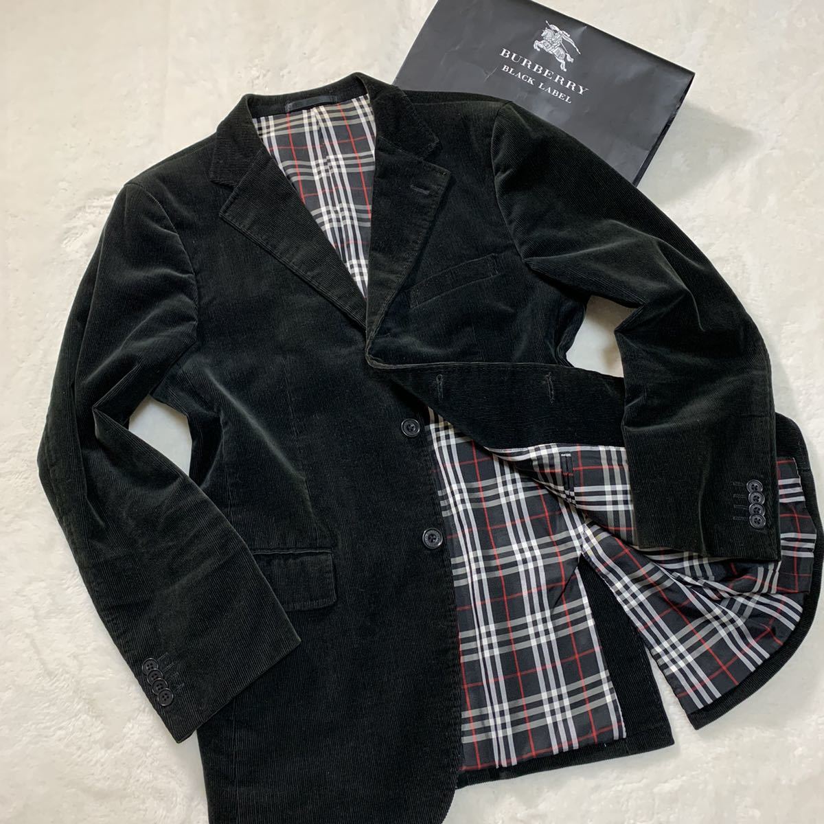 BLACK BURBERRY バーバリーブラックレーベル セットアップ - シャドー 