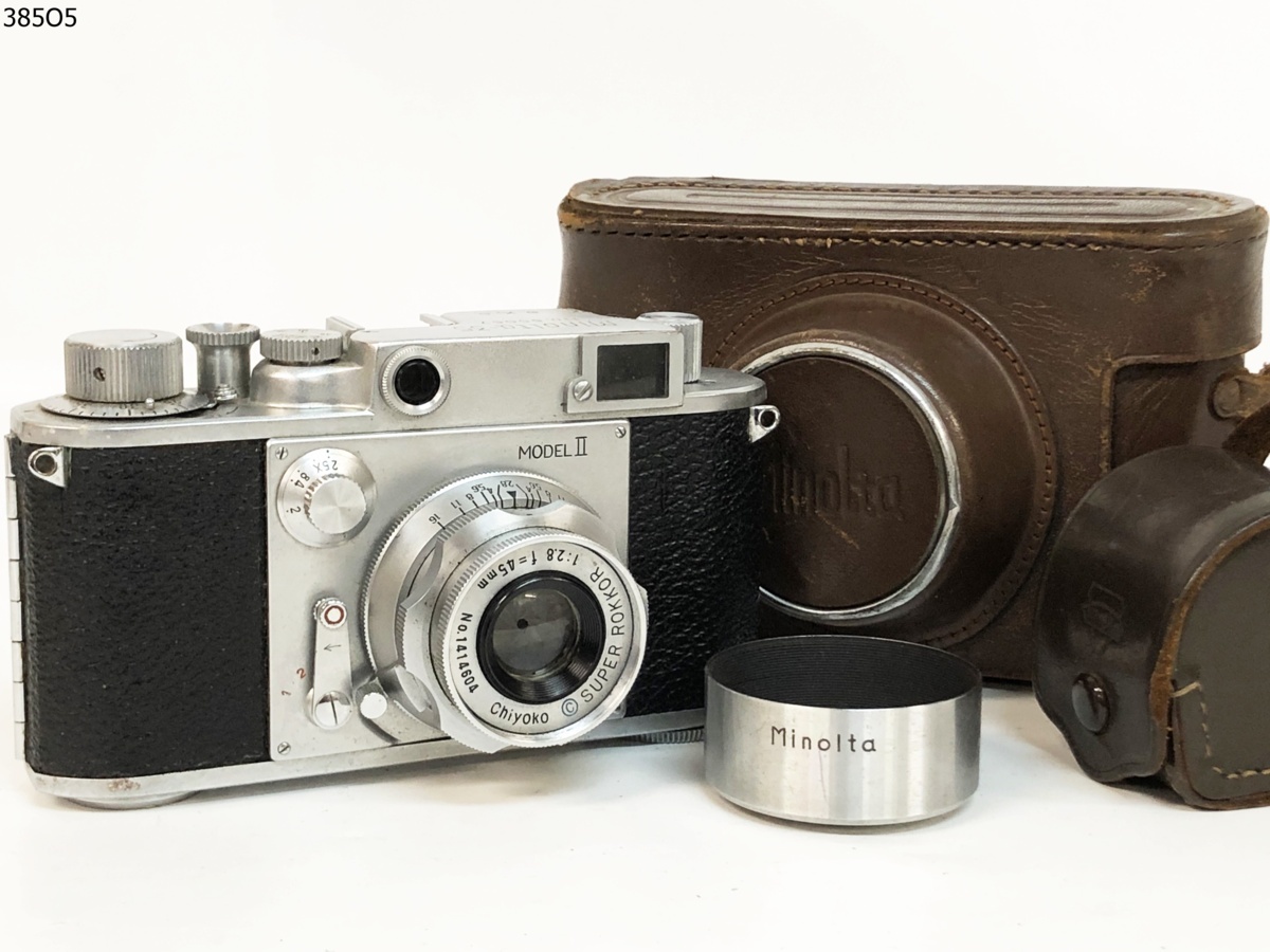 Minolta-35 MODEL Ⅱ ＆ KOMURA 35mm F3.5 Minolta 35 Model II (1953