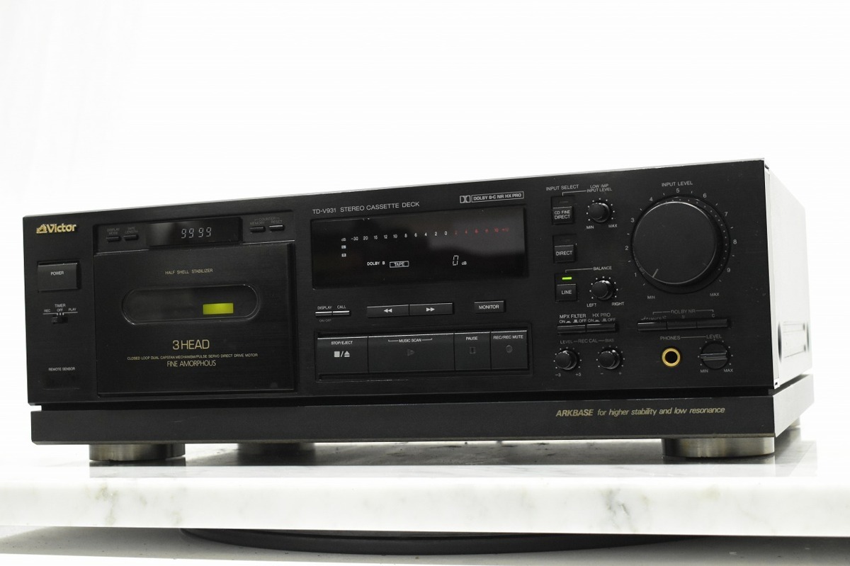 ビクター TD-V931 Victor 3ヘッドシングルカセットデッキ｜Yahoo 中古