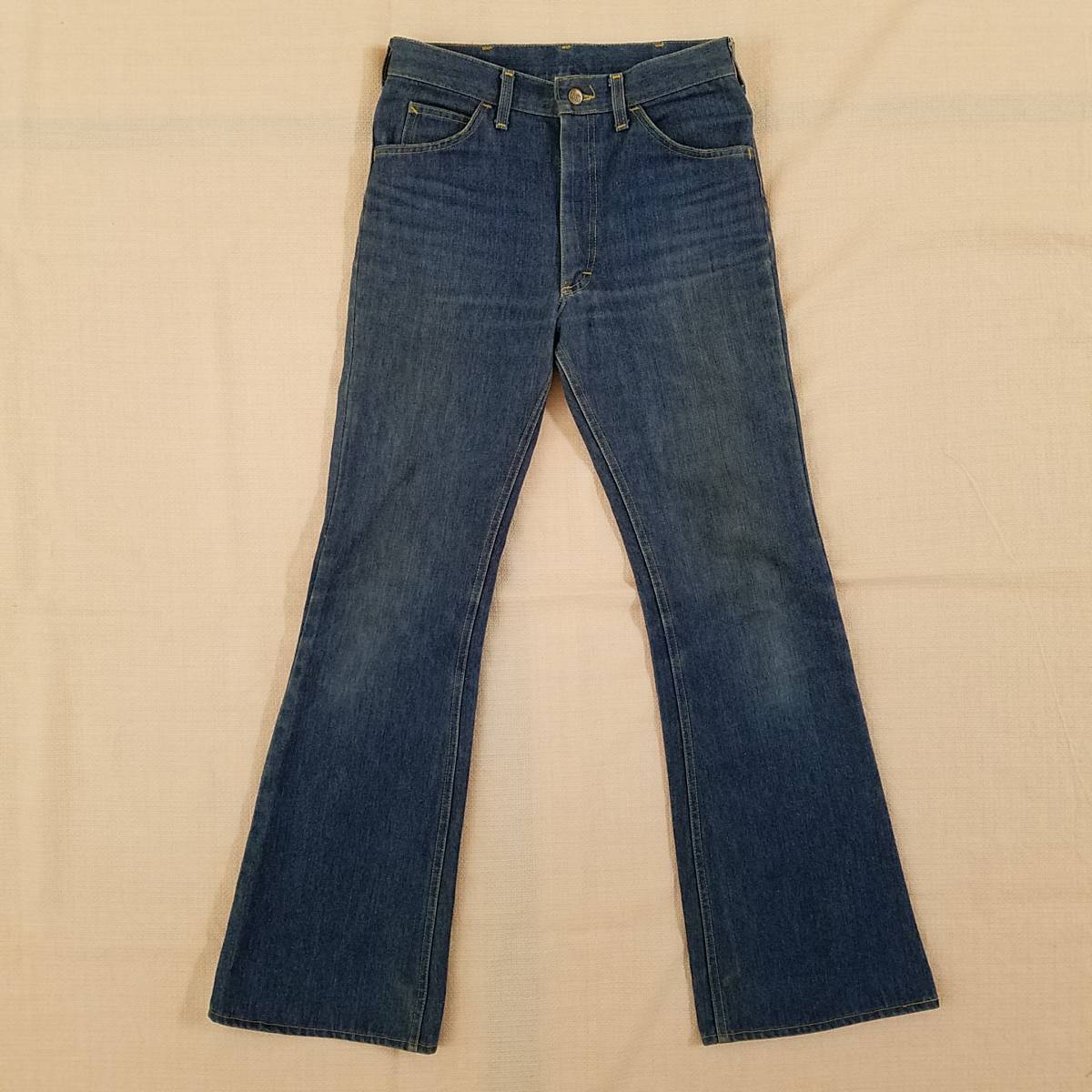 70s Lee フレアデニム ベルボトム ユニオンチケット USA製 【公式