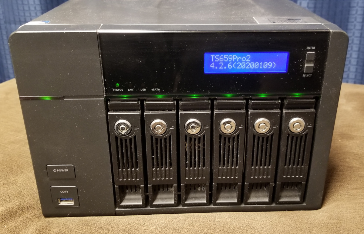 A03)QNAP TS-453 Pro ファームウェア書換済 アレクソン ALEXON NAS-453