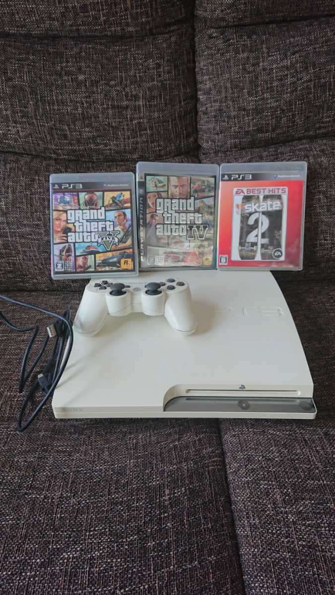 PS3 おまけソフト3本つき PS3 本体 PlayStation CECH-4000B ソフト3本