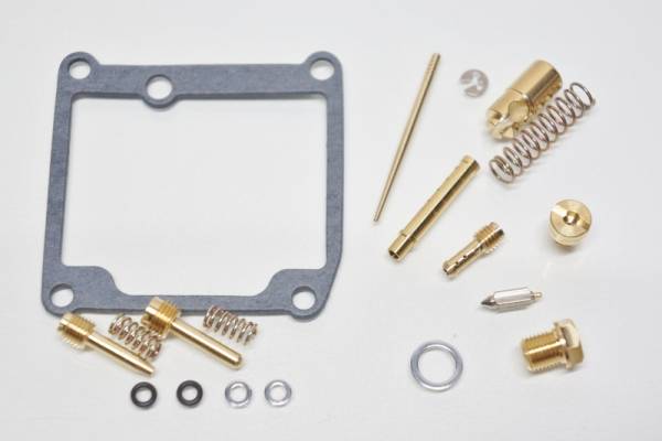 カワサキ KSR -2 KSR80 B4 キャブレター オーバーホール リペア キット / キャブ オーバーフロー 対策 スロットルワイヤー インマニ 交換②