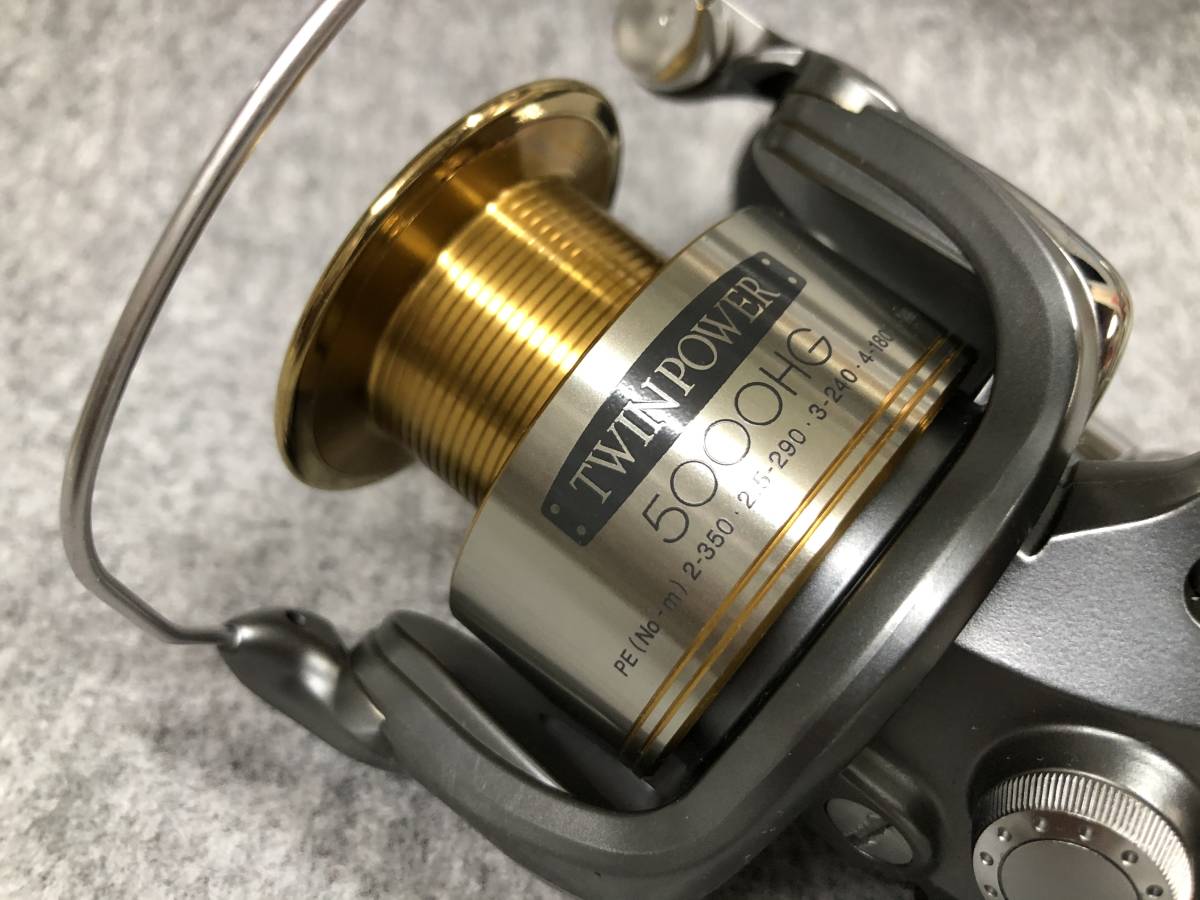 SHIMANO 02 シマノ ツインパワー 5000HG シマノ(SHIMANO) | 箱付き ツインパワー5000HG TWINPOWER ☆シマノ - 02'ツインパワー ｜アウトドア用品・釣り具 ◇ イシグロ公式オンラインショップ