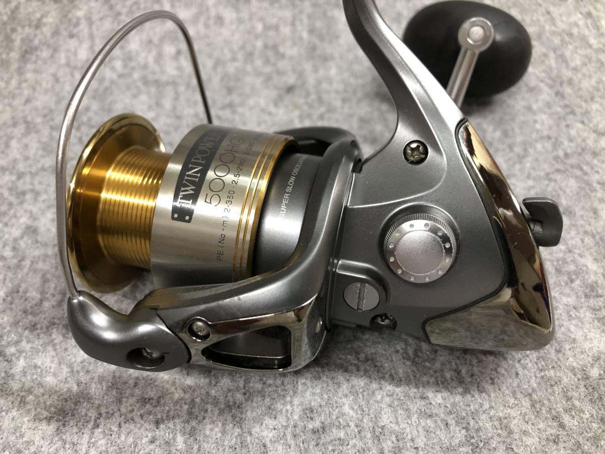 SHIMANO 02 シマノ ツインパワー 5000HG シマノ(SHIMANO) | 箱付き ツインパワー5000HG TWINPOWER ☆シマノ - 02'ツインパワー ｜アウトドア用品・釣り具 ◇ イシグロ公式オンラインショップ