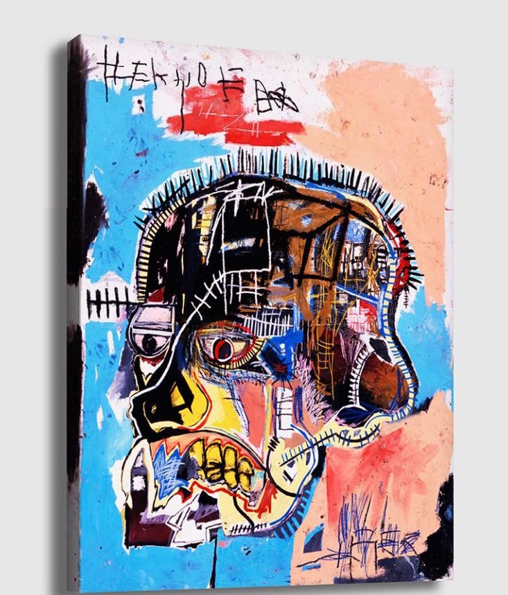 海外限定 ジャン＝ミシェル バスキア Jean-Michel Basquiat キャンバス