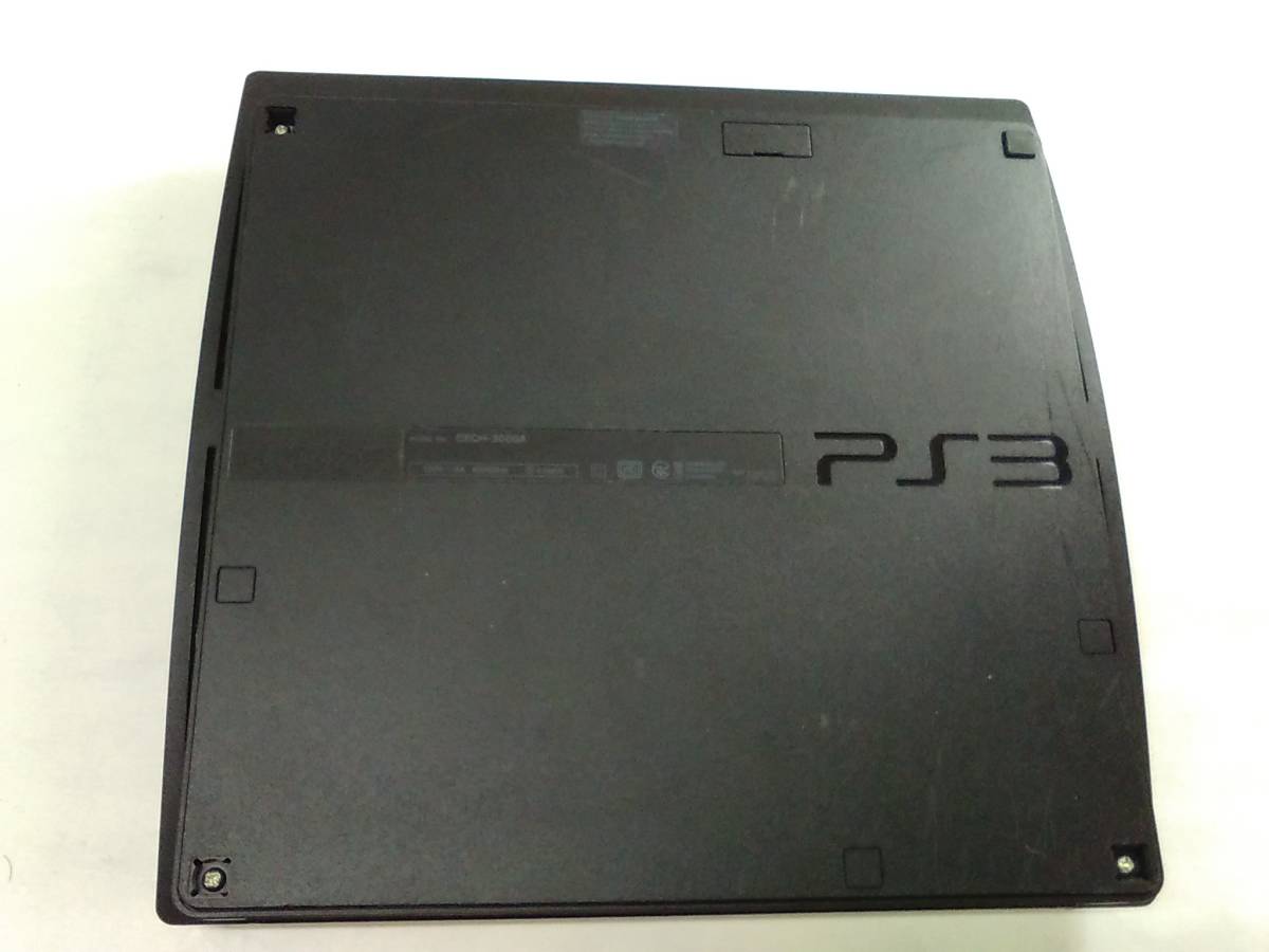 25】[ジャンク]SONY PS3 CECH-3000A ブラック 本体のみ ゲーム