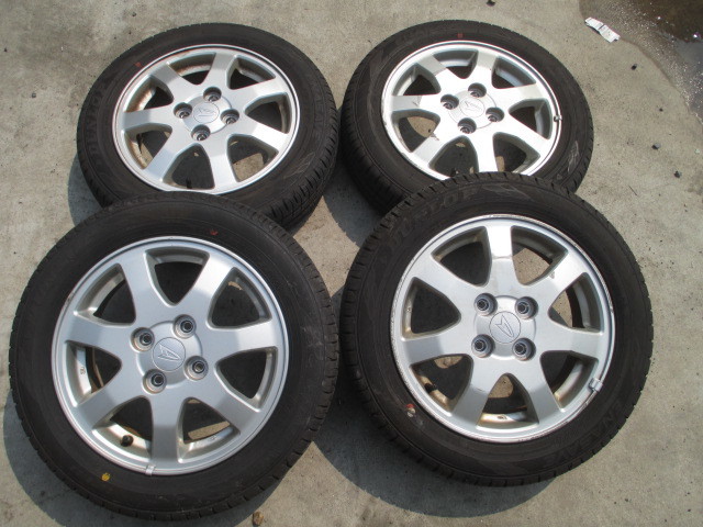 新作登場，爆買い ダイハツ純正アルミ付 155/65Ｒ14 DUNLOP ENASAVE EC204 2018年 山ありセット(ラジアルタイヤ)｜売買されたオークション情報、yahooの商品情報をアーカイブ公開 - オークファン 4穴