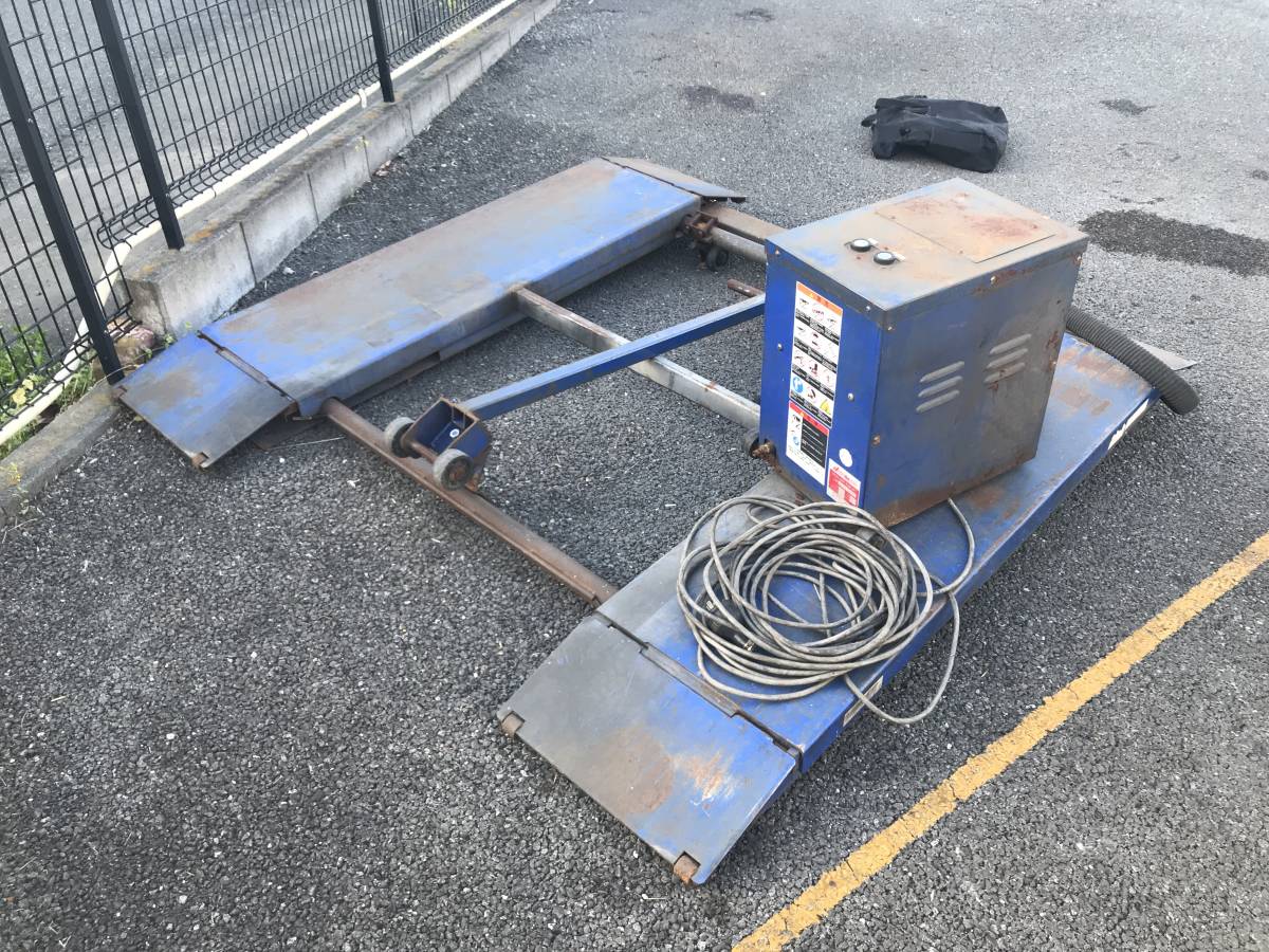 中古 ESリフト 中古2柱リフト 10362｜255｜メカコミ ポータブルリフト 