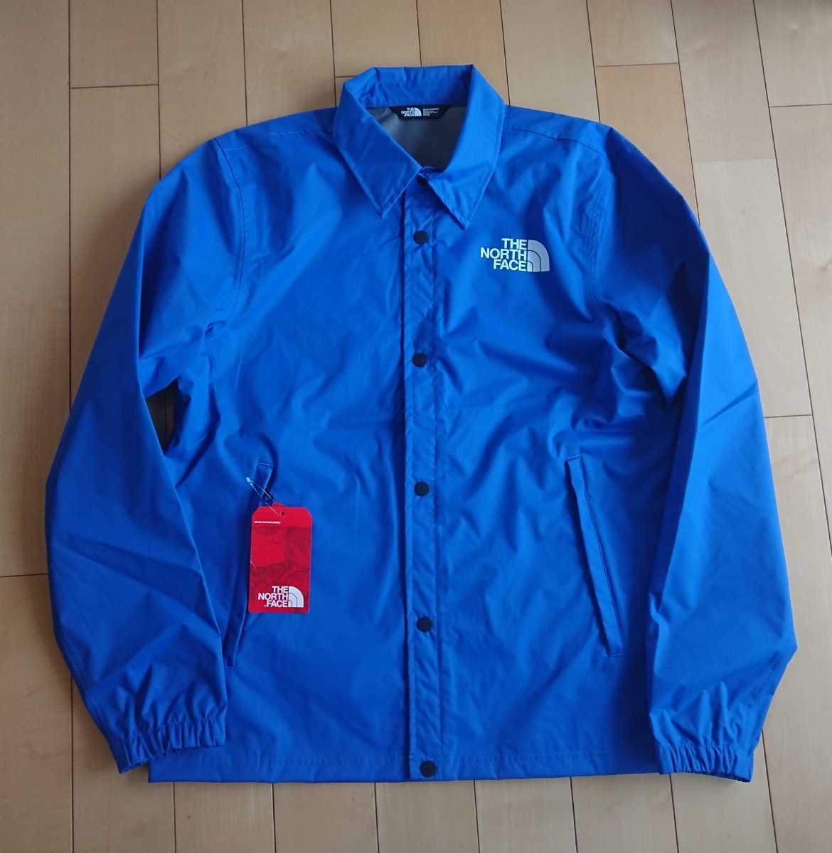  THE NORTH FACE コーチジャケット COACH JACKET ノースフェイスコーチジャケット ブルー 青(Mサイズ)｜売買されたオークション情報、yahooの商品情報をアーカイブ公開 - オークファン 男性用