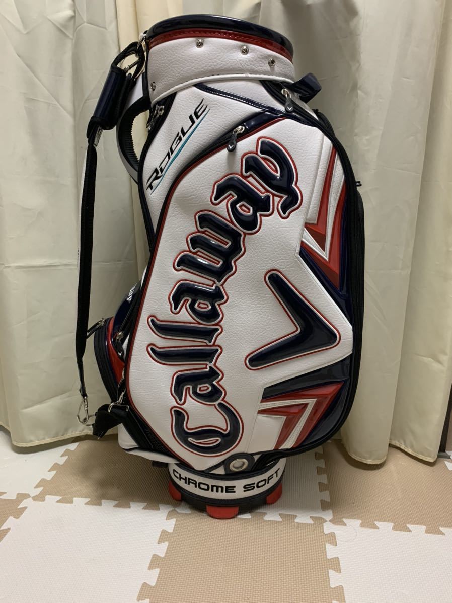 大人気，100%新品 Callaway ROGUE キャディバッグ9.5型 3点式 ツアーモデル(キャロウェイ)｜売買されたオークション情報、yahooの商品情報をアーカイブ公開 - オークファン キャディバッグ