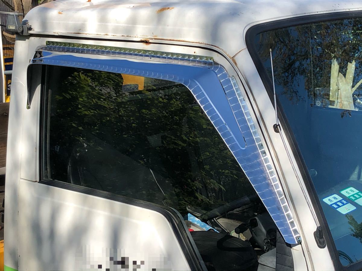 ワイド ドアバイザー マルイ製日野 左右セット バイザー（車用品 