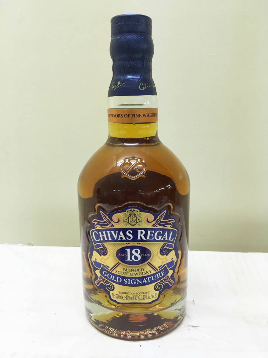 未開栓 CHIVAS REGAL シーバスリーガル スコッチ ウイスキー 18年