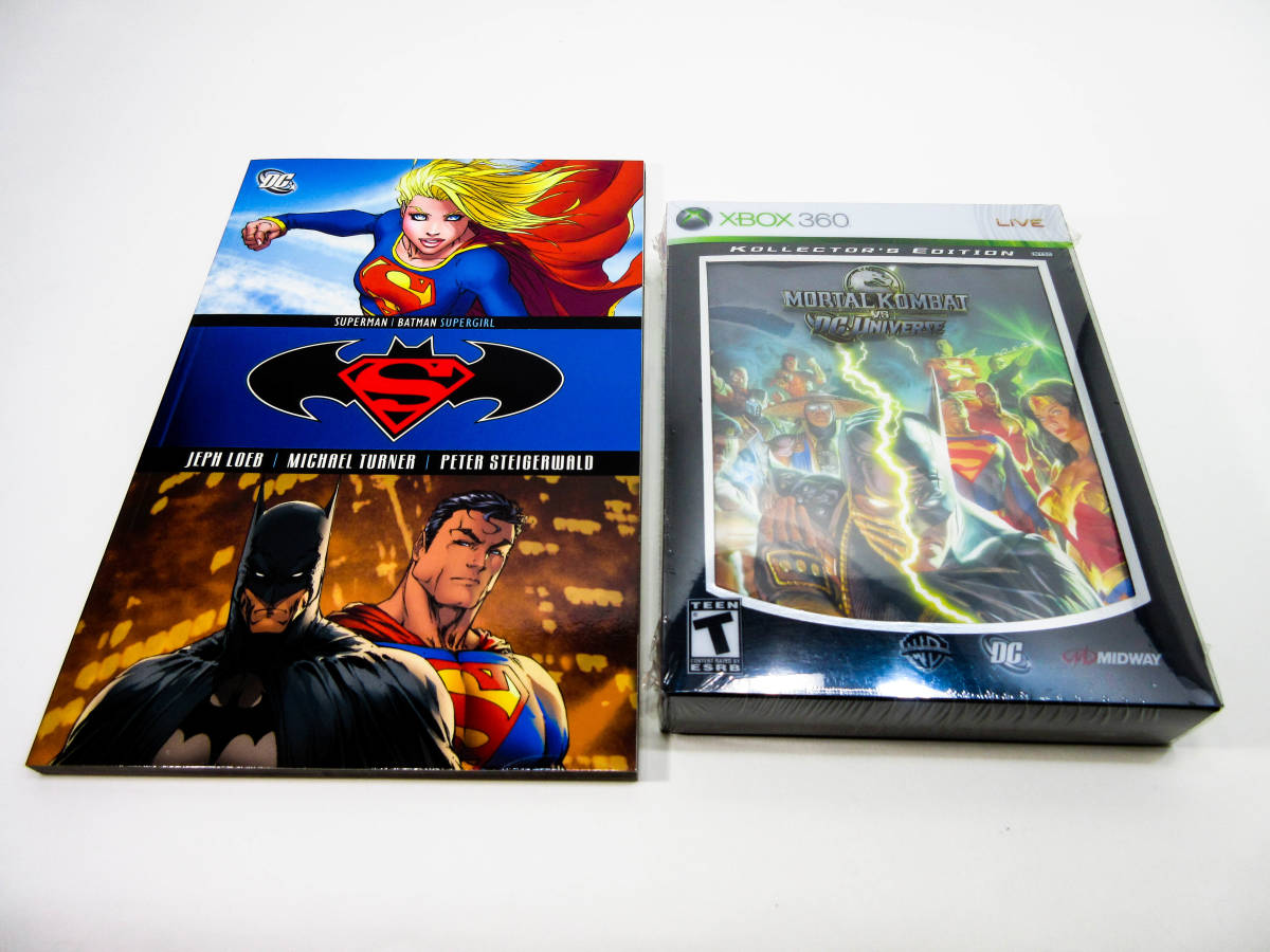 新品未開封】【北米版 XBOX360+コミック】Mortal Kombat VS DC 