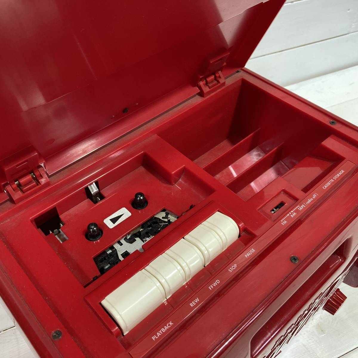 Coca-Cola コカコーラ クーラー型ラジオカセット ラジカセ ラジオ 
