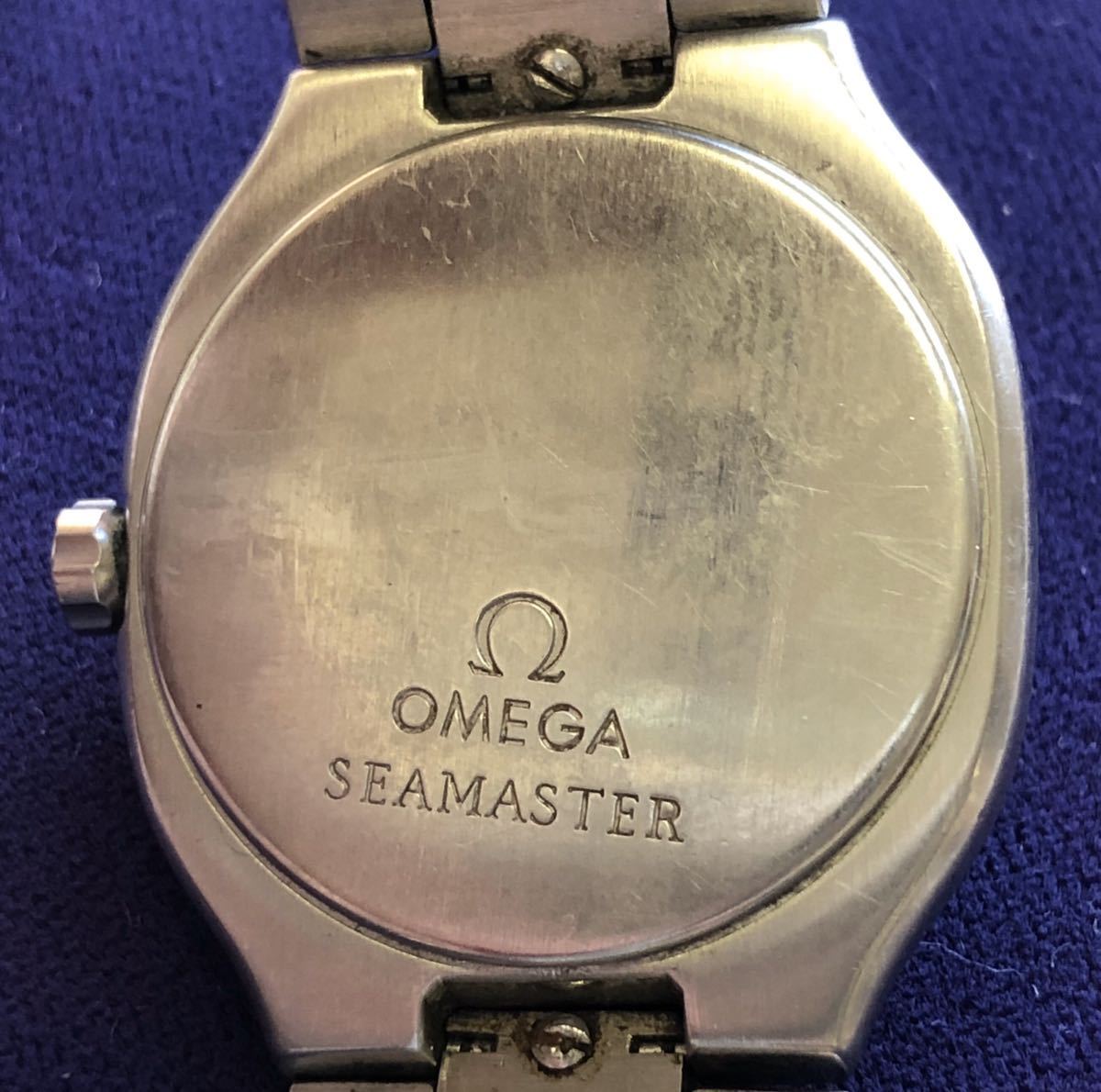 ◆専用商品です◆美品【稀少GMTモデル】 【OMEGA/オメガ】【Sea master Polaris/シーマスターポラリス】【動品】 シーマスター OMEGA オメガ PLANET SEAMASTER オメガ「シーマスター