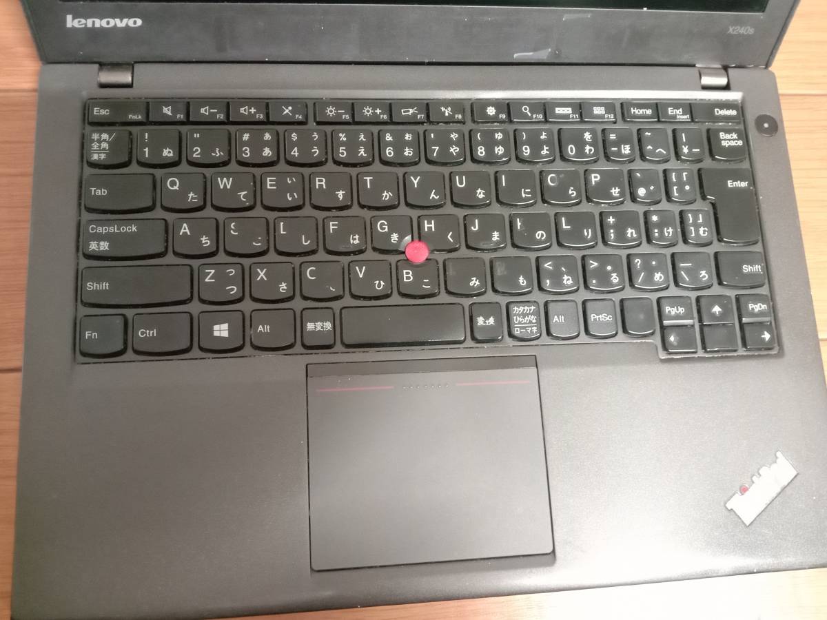 ジャンク x240s、HDD500GB、メモリ8GB、FHDタッチパネル ジャンク品 Lenovo ThinkPad X240s ☆ 中古品☆ 【公式通販】