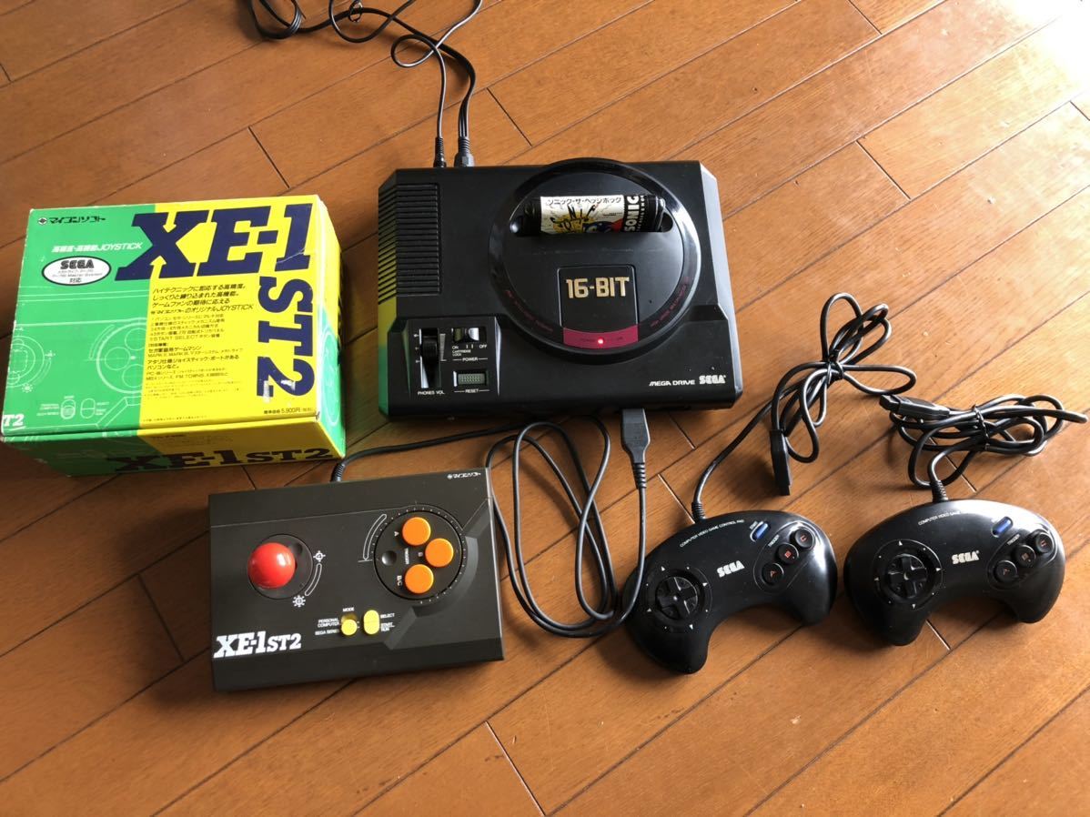 メガドライブ本体+高性能XE-1+ソフト24本セット 全品動作確認済み