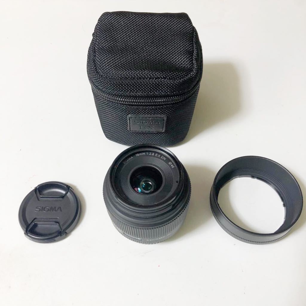 SIGMA 19mm F2.8 EX DN 中古 マイクロフォーサーズ olimpus PEN 中古