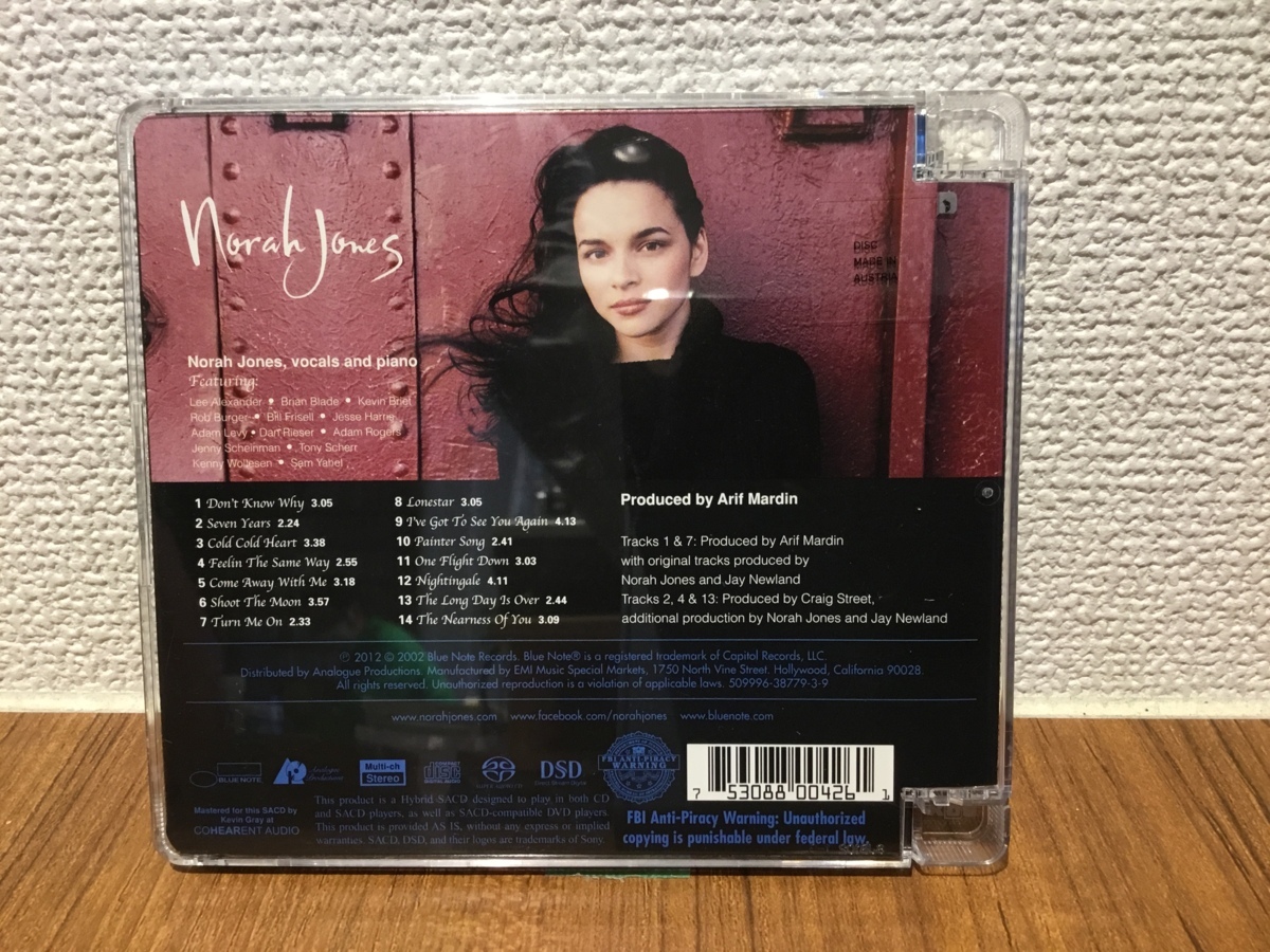 ANALOGUE PRODUCTIONS ◇ NORAH JONES ノラ・ジョーンズ / COME AWAY 