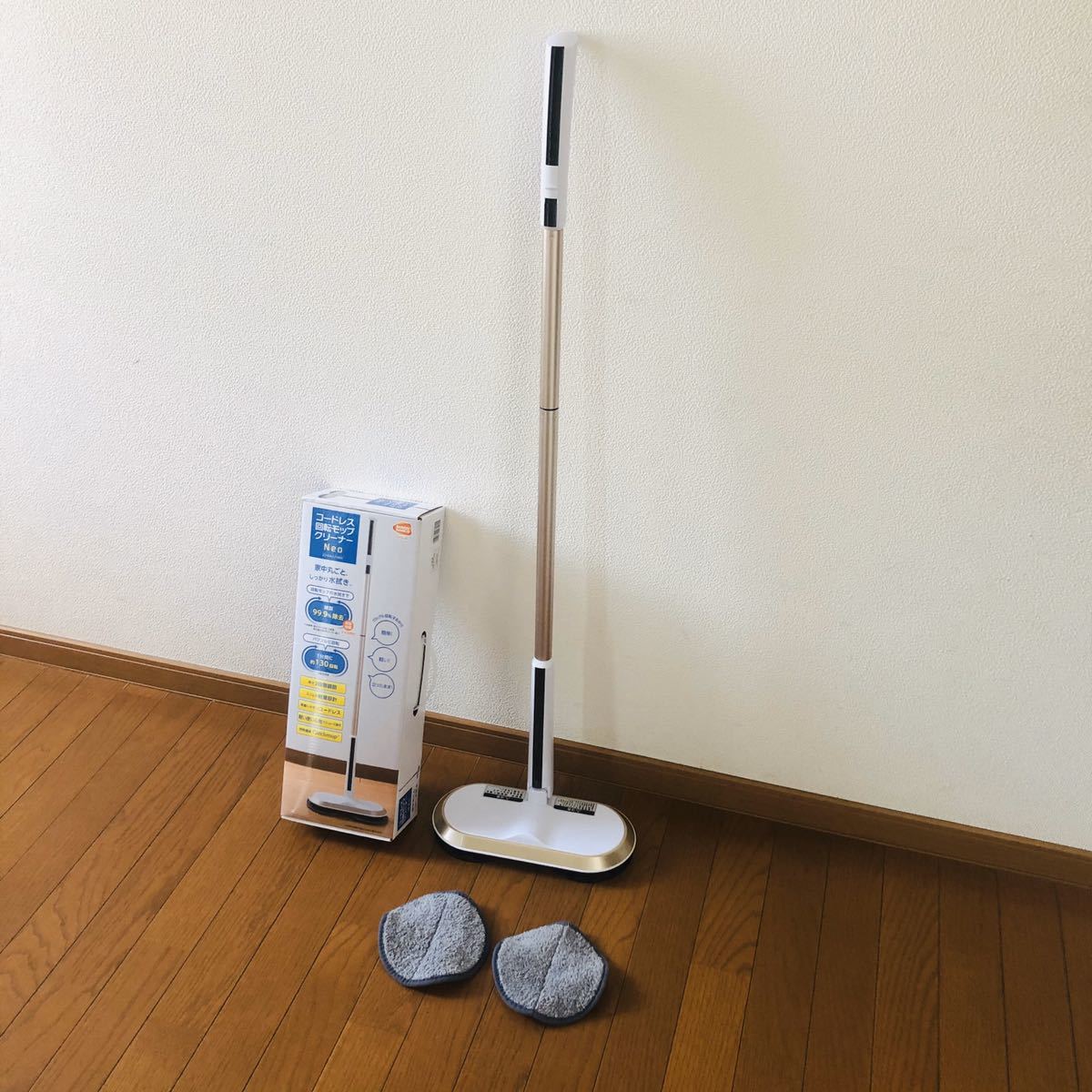 驚きの破格値，新作 コードレス回転モップクリーナーNEO ZJ-MA17-WH(掃除一般)｜売買されたオークション情報、yahooの商品情報をアーカイブ公開 - オークファン 掃除一般