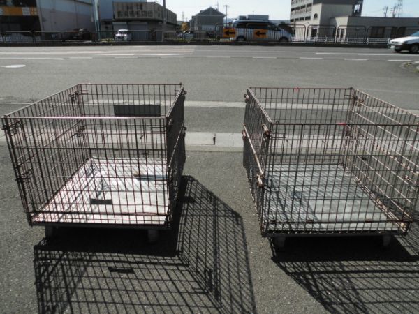 メッシュパレット 鉄カゴ （小）パレティーナ 網カゴ(k024 