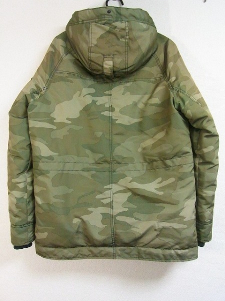 ホリスター 迷彩ダウンジャケット Hollister】ダウンジャケット リアル