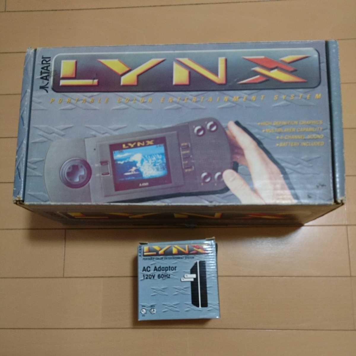 ATARI LYNX アタリ リンクス 本体・ソフト＆ACアダプター付き Atari 