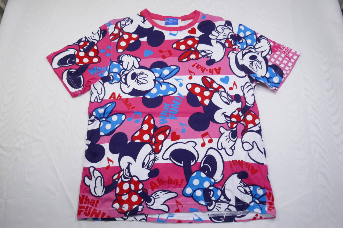 東京ディズニーリゾート ミニー ｔシャツ サイズl 大きい ユニセックスサイズ 検 オリエンタルランド ディズニー ミッキー イラスト キャラクター 売買されたオークション情報 Yahooの商品情報をアーカイブ公開 オークファン Aucfan Com